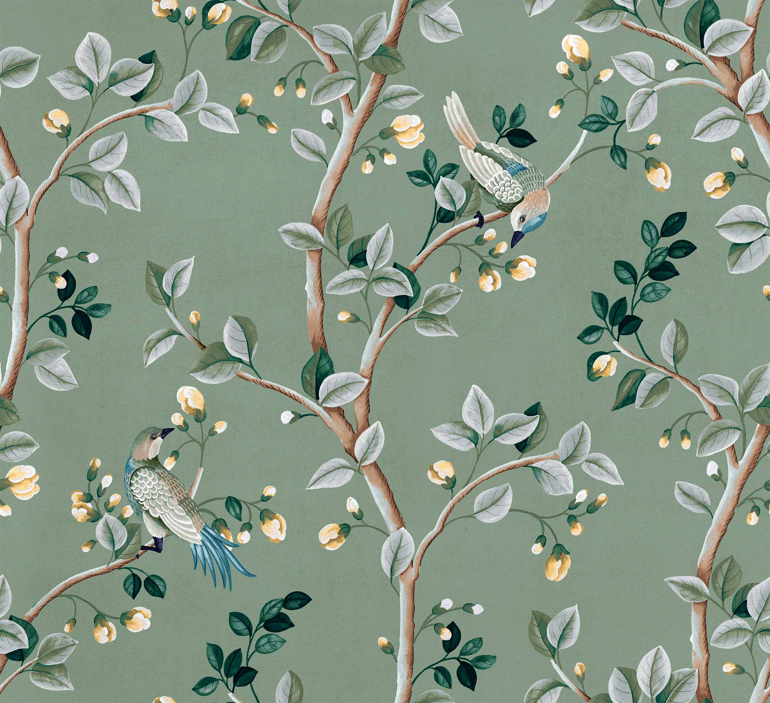 Birds Prosperity, Jade, Coordonne 5mp / rola